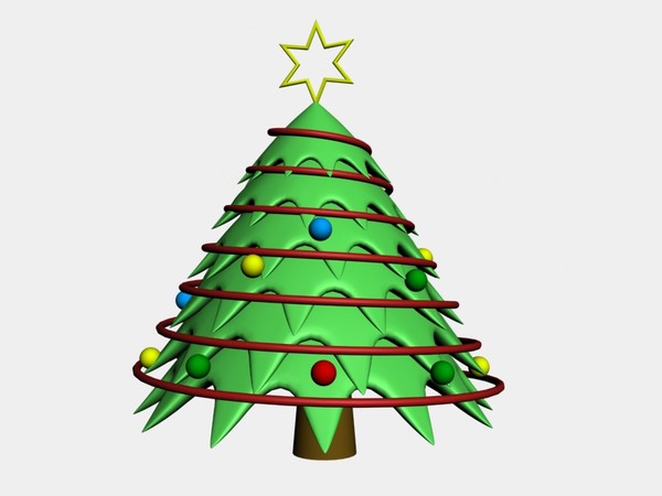 3d model christmas tree - Christmas tree by matper